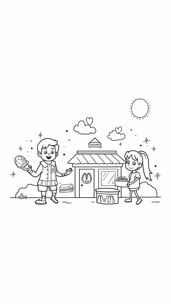 mcdonald coloring pages